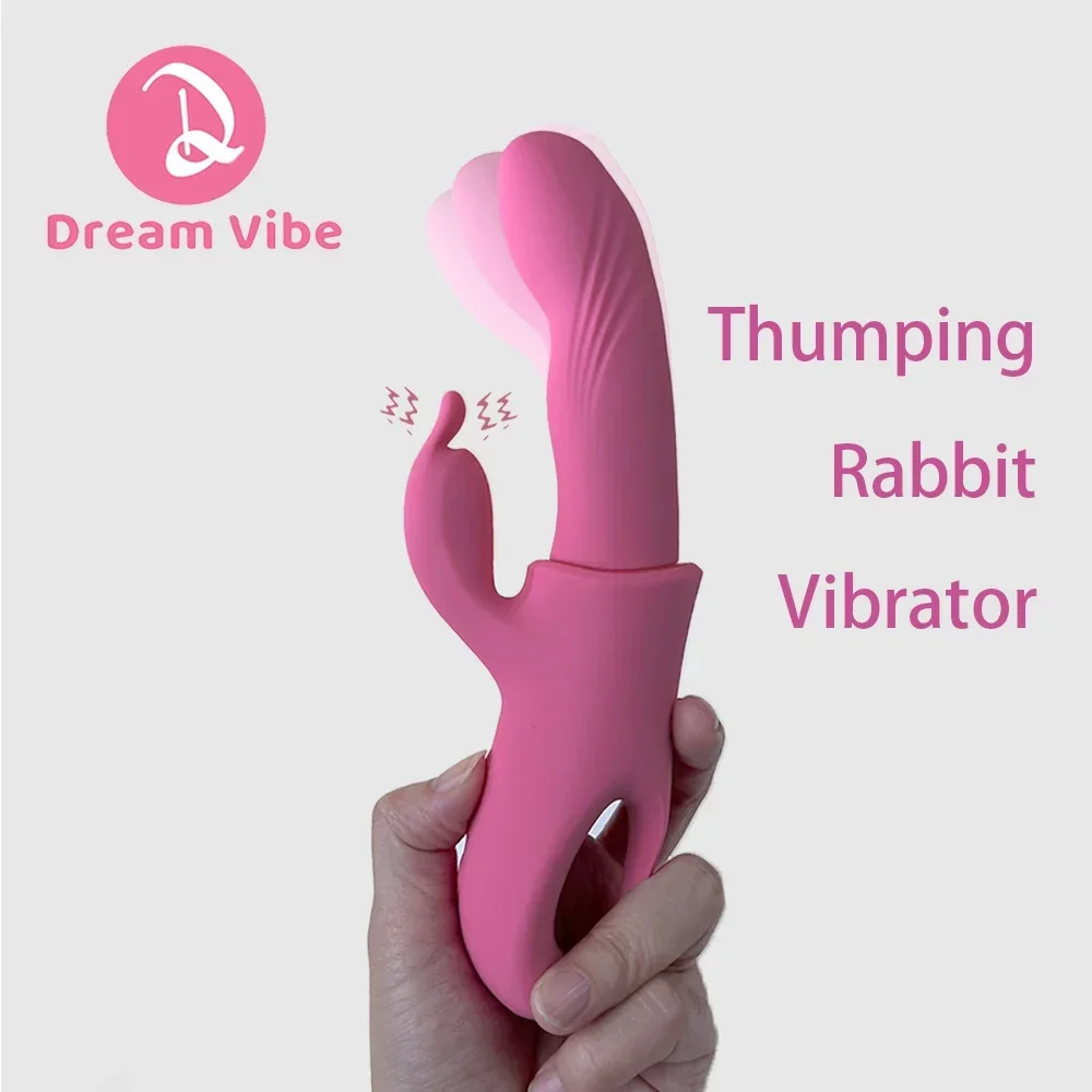 เครื่องสั่นกระต่ายแบบสัมผัสจุดจี พร้อมฟังก์ชั่นความร้อน ของเล่นทางเพศสำหรับผู้หญิง ช่วยให้สัมผัสความสุขทางเพศ กระตุ้นจุดจี คลิตอริส และช่วยให้ถึงจุดสุดยอด