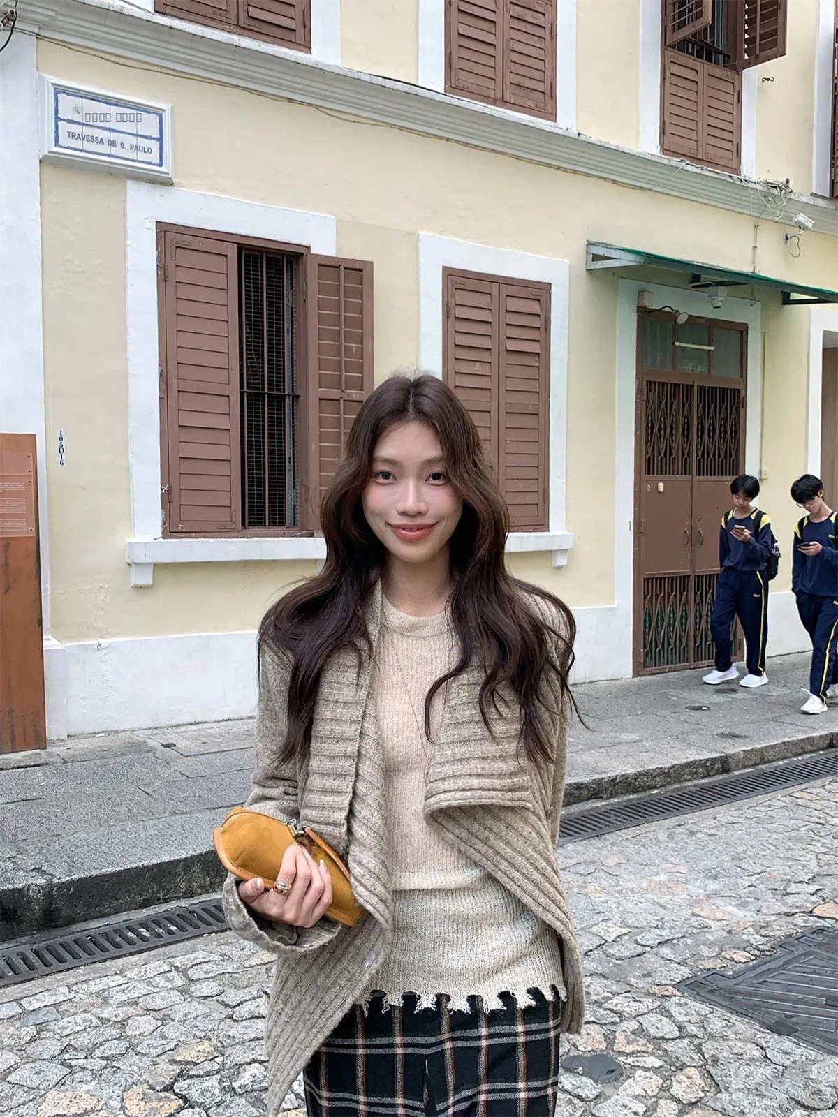 

Кардиган-свитер асимметричного кроя цвета миди, окрашенный, с длинными рукавами, осенне-зимняя верхняя одежда для женщин, стандартный крой