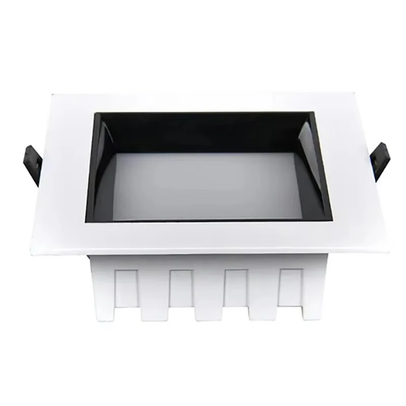 

Square recessed LED downlight 9W 12W 15W 18W 24W 36W Dimmable AC85-265V Ceiling Spotlight For Interior Lighting