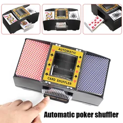 2 4 6 Deck Playing Cards Automatic Card Shuffler USB Rechargeable Electric Shuffler for Poker UNO Card Games Home Party Use Card