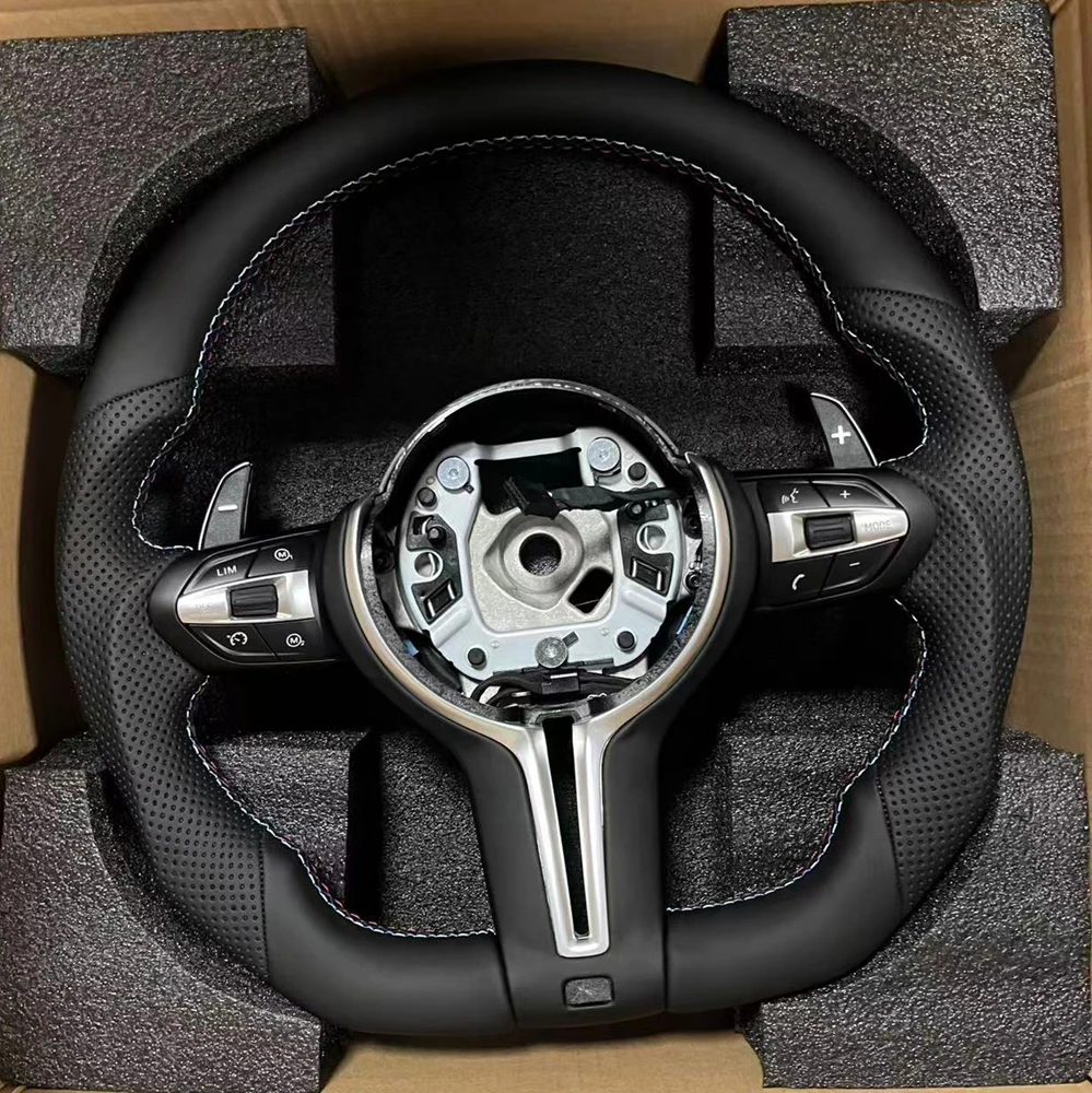 Car Steering Wheel For BMW M Sport F05 F06 F07 F10 F12 F15 F20 F22 F25 F30 F32 F35 F36 F33 F48 M3 Factory Direct In Stock