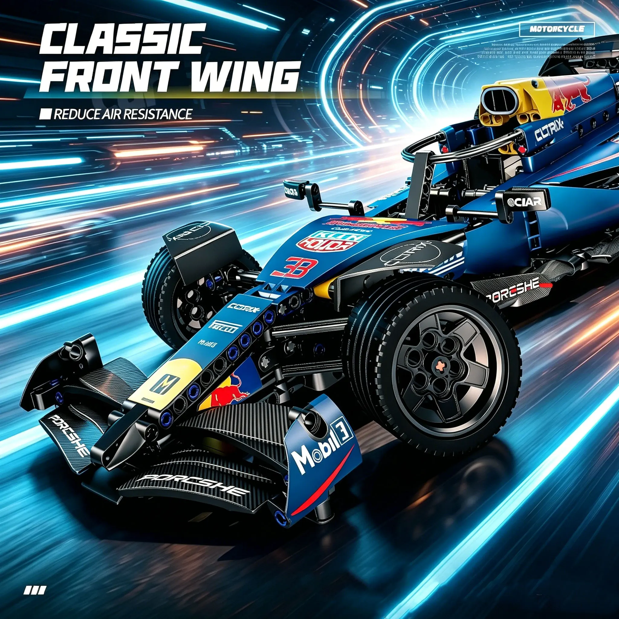 

Global Endorsement of Bestseller 1:8 Scale 1020PCS Racing Car Toy Building Blocks Wall Display Item Gift for Boys Preferred Gift