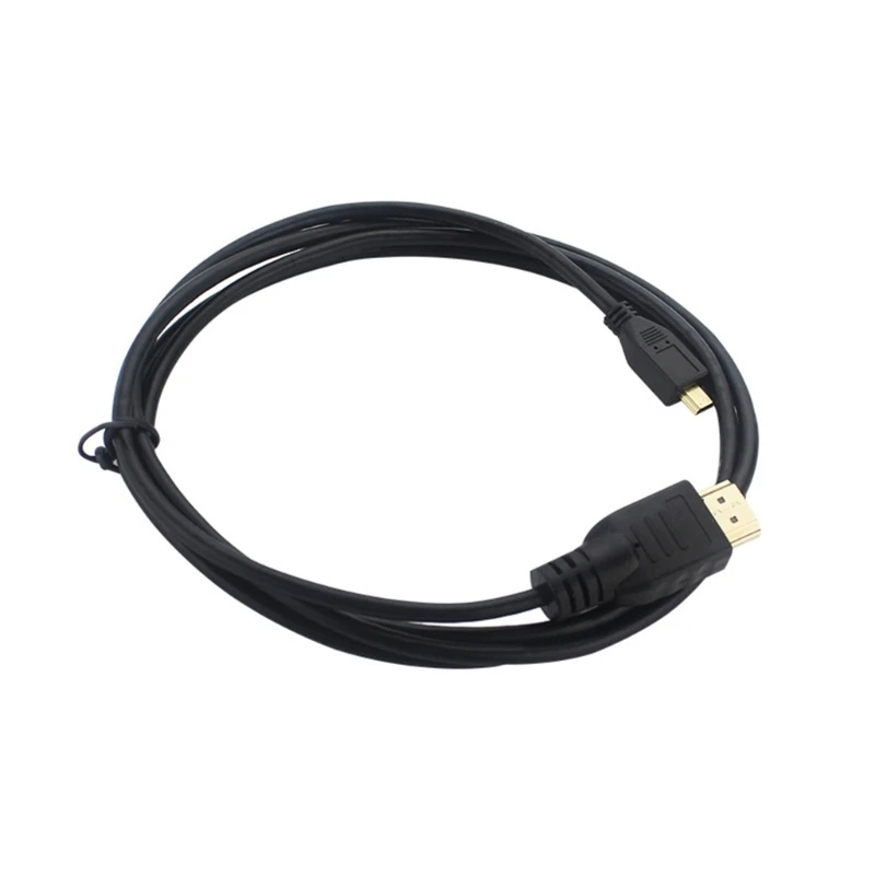 Micro HDMIcompatible Male to HDMIcompatible Male Cable, HDMIcompatible to Micro HDMIcompatible Cable Support 4K for RPI