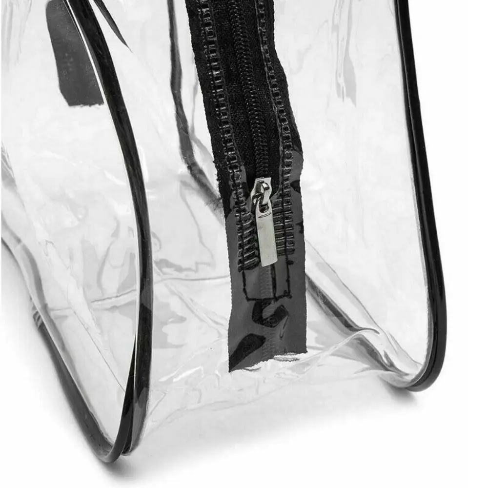 PVC Storage for Travel & Concert Small Handbag Travel Toiletries Bag Clear Stadium Approved Tote Bag Cosmetic Bag
