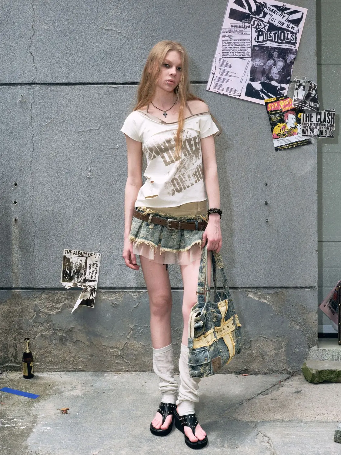 Y2k Mini Spódniczka Sexy Goth Denim Streetwear 2000s High Waist Punk Woman Clothing Hip-Hop Aesthetic Harajuku Summer Hot girl Grunge