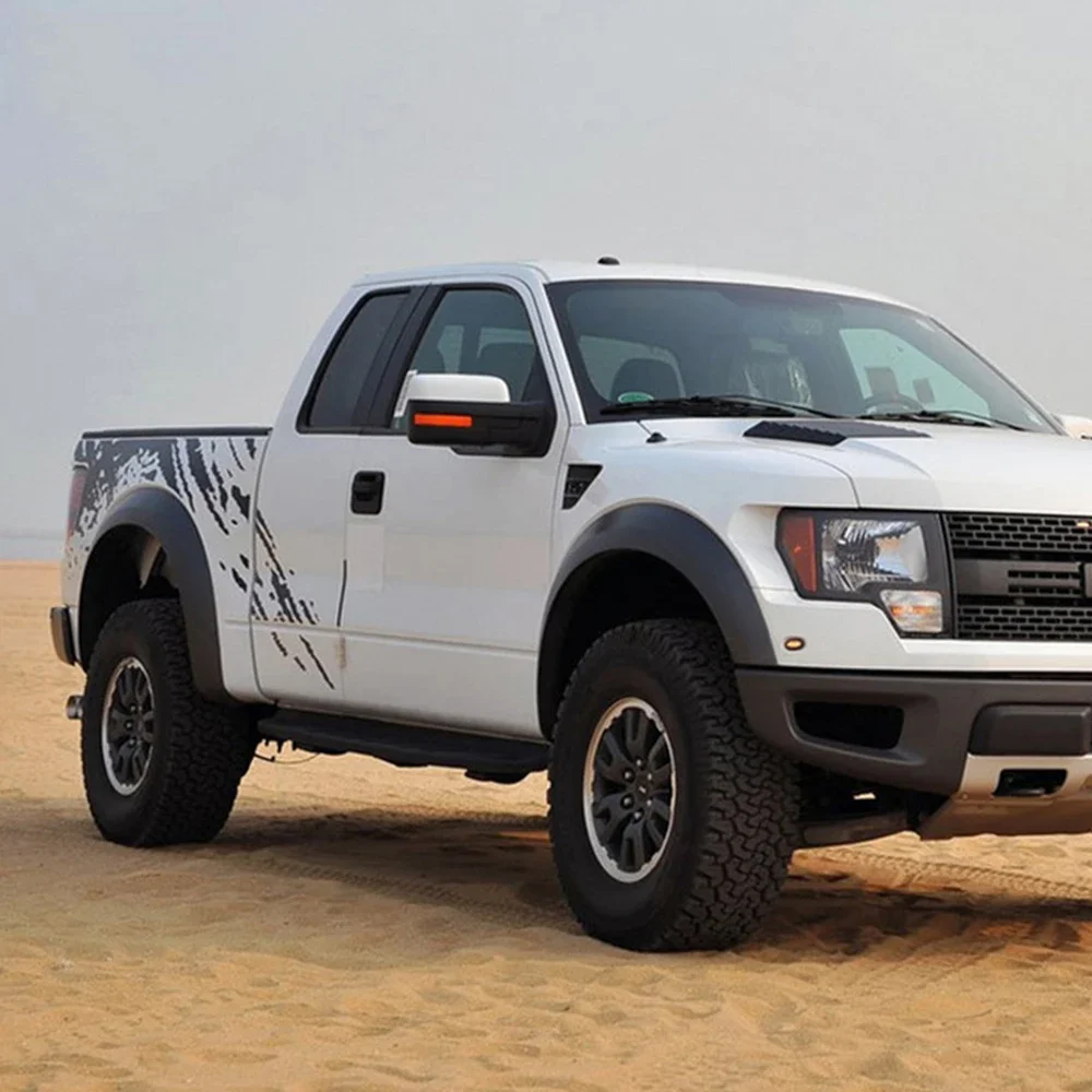 Pickup Body Side Stickers For Isuzu Dmax Dodge RAM 1500 Toyota Hilux Tacoma VW Amarok Truck Splash Decor Decals Auto Accessories - view 3