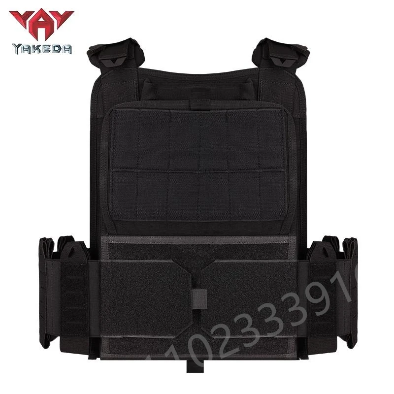 Imagem -04 - Colete de Combate Militar Destacável Rápido Laser Cut Tactical Vest Engrenagem Preta para Transportar Luz Novo 6094