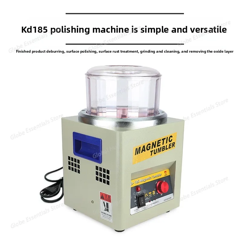 

Manufacturer KD-185 Magnetic Tumbler Jewelry Polisher Finisher Finishing Machine, Magnetic Polishing Machine AC 110V/220V