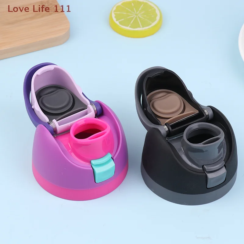 New 1Pc Replacement Cap No Water Leakage One Button Water Bottle Top Cap One Button Water Bottle Top Lid For 16oz 24oz 32oz 40oz