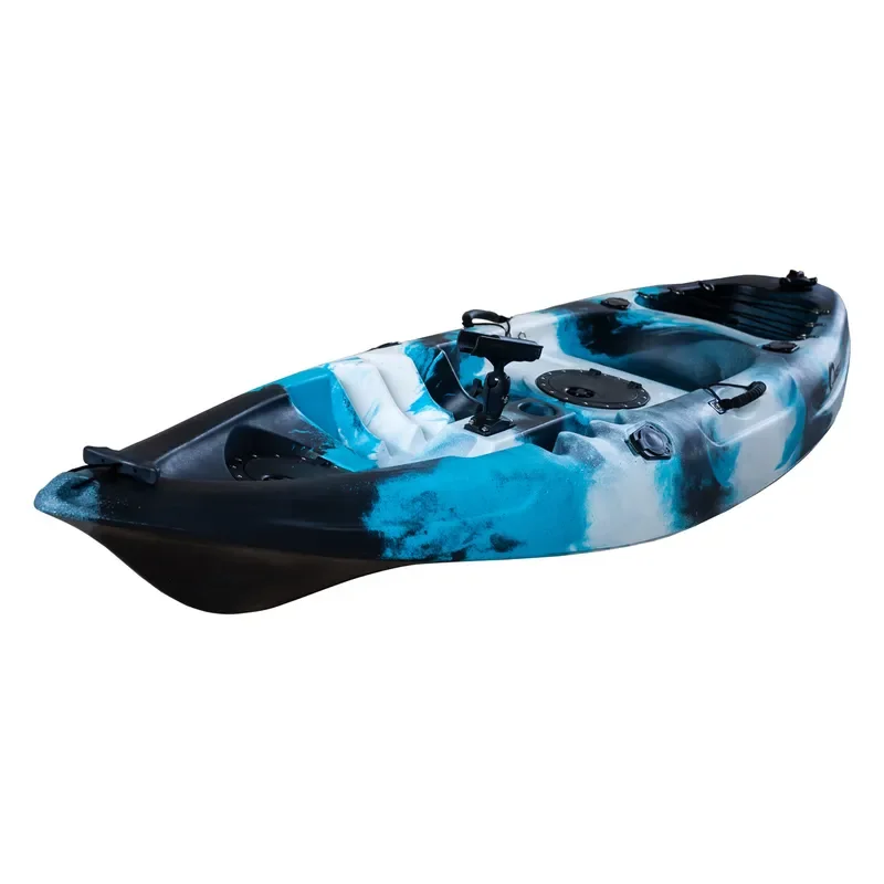 TOLEE Single Kayak Fishing Boat Inflatable Canoe for Adults Portable Water Sports Equipment Outdoor Recreation Gear