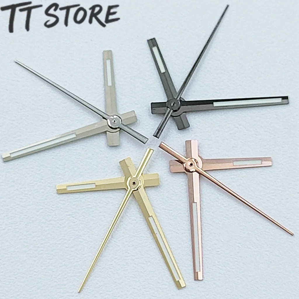 الفضة الأحمر البرتقالي الأخضر الأزرق الذهب بندقية ارتفع الذهب الأرجواني ساعة الأيدي مضيئة الأيدي تناسب NH35 NH36 7S26 7S36 4R35 4R36 حركات