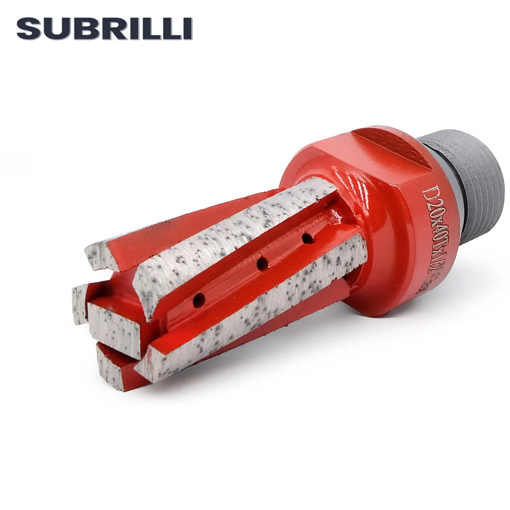 

22 мм алмазная фреза с ЧПУ для резьбы по камню, сверло для отверстий в раковине и фреза с сегментами лезвий