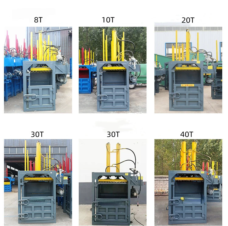 Industrial baler paper press machine recycling vertical manual waste hydraulic compactor baler