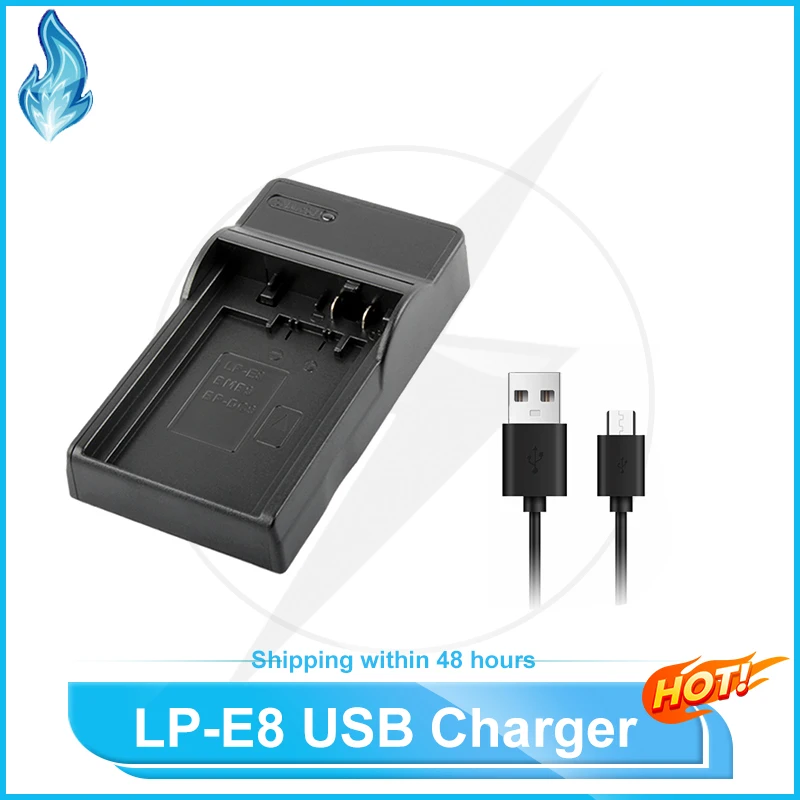 

LP-E8 Battery Charger for Canon Camera EOS Rebel T2i T3i T4i T5i 550 D 600 D 650 D 700D X4 X5 X6