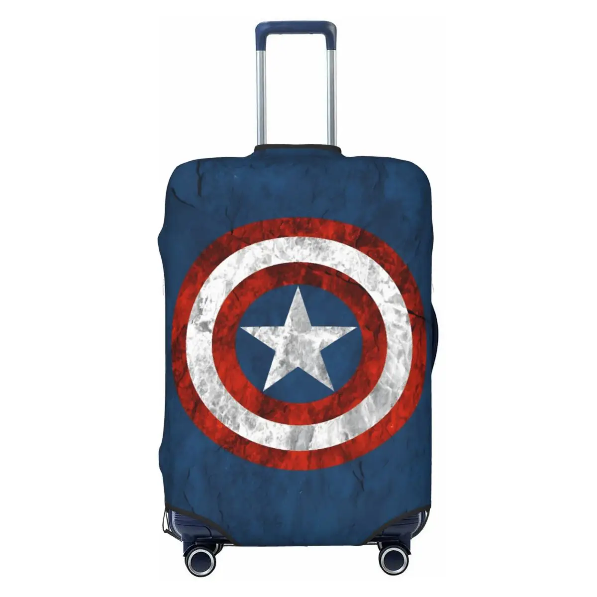 

Изготовленный на заказ чехол для чемодана с логотипом Капитана Америки, моющийся крутой супергерой, защитные чехлы для багажа 18-32 дюймов