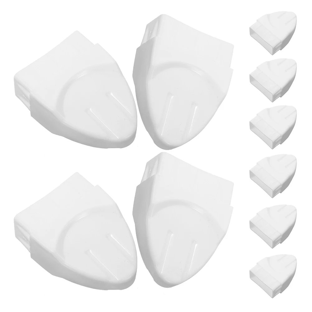 

20pcs Fence Post Caps 2.08X1.57Inch Steel Waterproof Post Top Covers For Mailbox Lamp Deck Dock Piling Guardrail Railing End