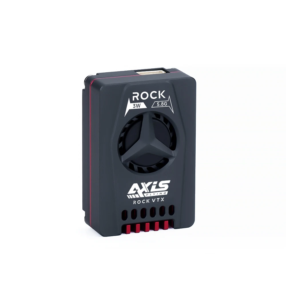 Axisflying rock-ドローンビデオ送信機,fpv,リモートコントロール,長距離rc部品,画像送信,vtx 5.8g 3w,5 7"