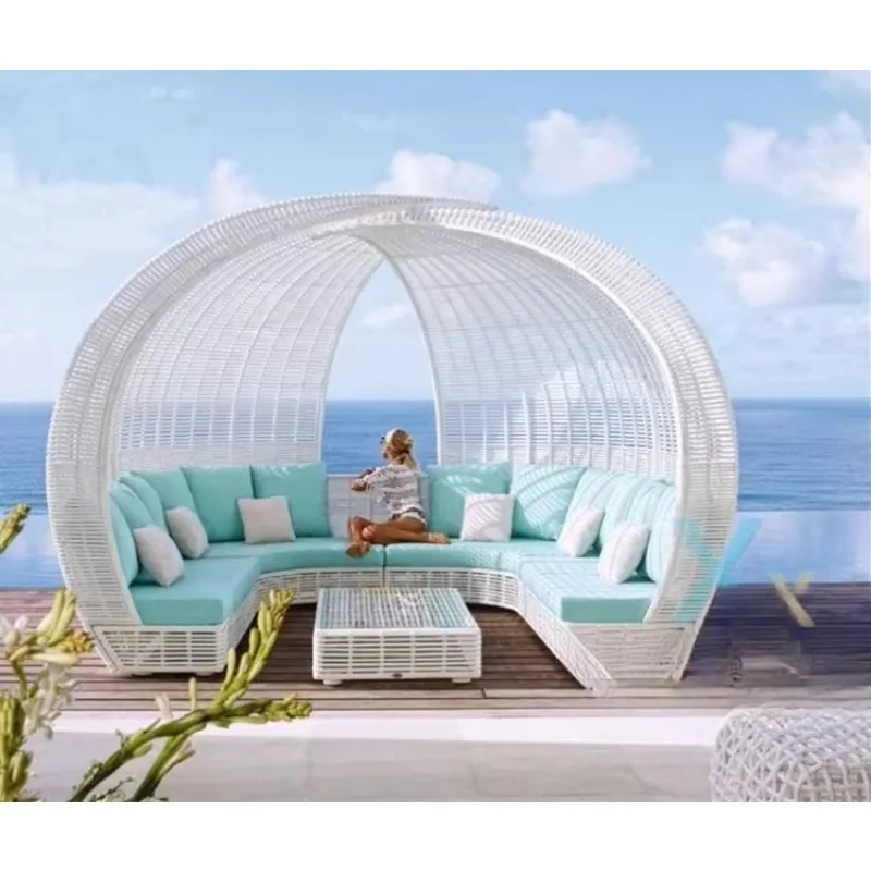 

Balcony Lazy Sofa Resort Home Living Room Single Lounge Chair Outdoor Courtyard Garden Creative