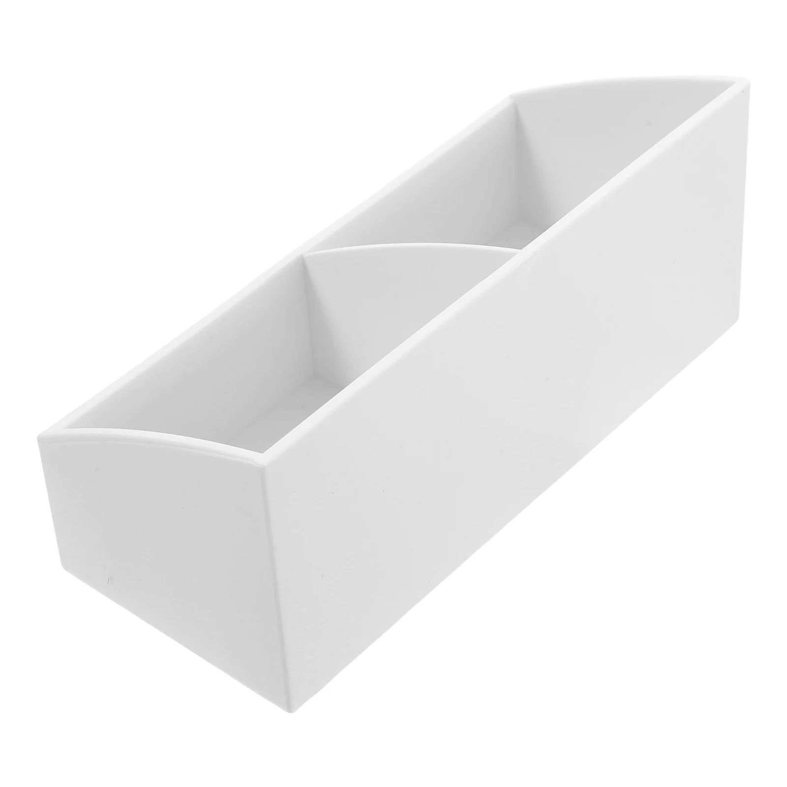 

Tea Bag Storage Box Bags Coffee Station Bin White Abs Kitchen Countertop Organizer