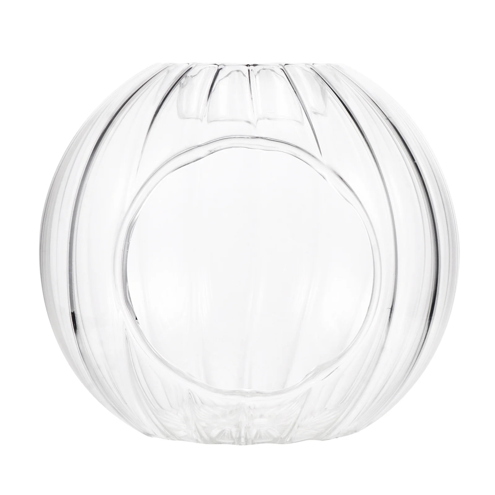 

1Pcs Delicate Pumpkin Holder Premium Glass Material Creative Home Decor Stick Candleholder Glass Candelabra