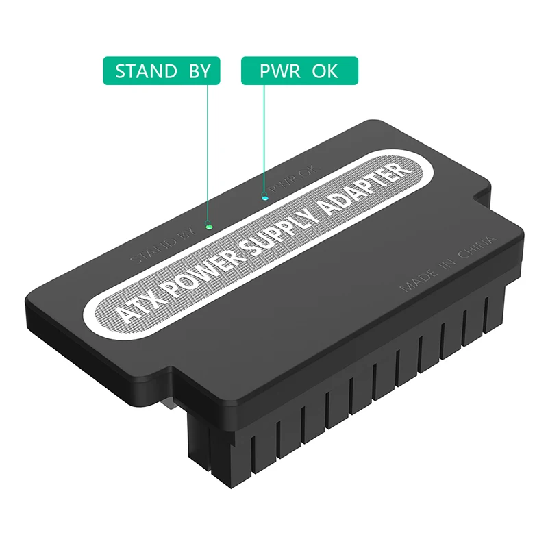 24Pin Netzteil ATX 24 Pin auf 24P 90 Grad Netzstecker Adapter Buchse auf Stecker Motherboard Netzteil Kabel Stecker Modul