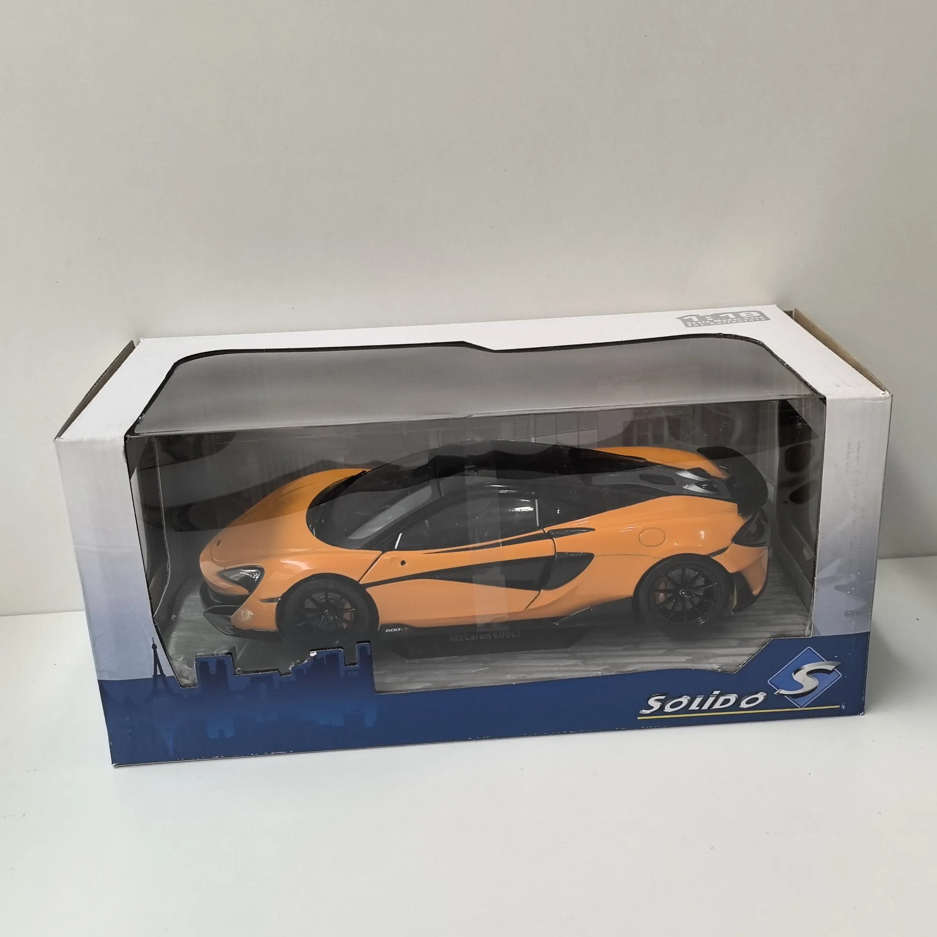 

Дефект поверхности краски, литой под давлением SOLIDO, масштаб 1/18, MCLAREN 600LT F1 2018, модель автомобиля из сплава McLaren, коллекционная игрушка, подарок, сувенир