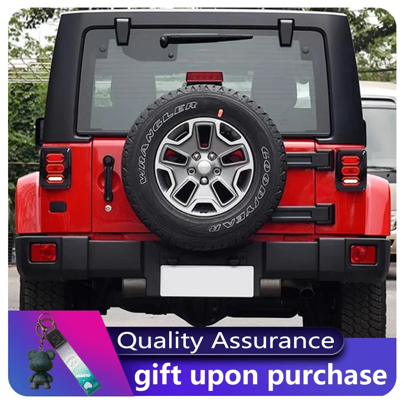 المصابيح الخلفية للسيارات لسيارة جيب رانجلر JK 2007-2017 ضوء خلفي DRL لمبة خلفية بدوره إشارة LED لمبات جديدة تعديل الفرامل اكسسوارات السيارات