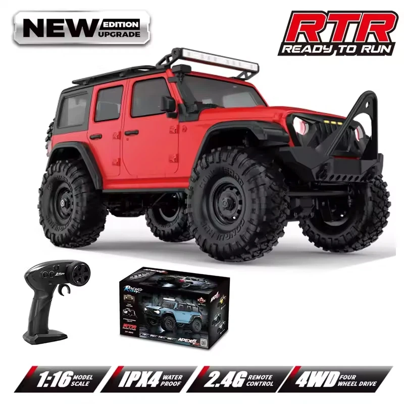 

R1601-09 1:16 Wrangler 4WD RC 2.4G Remote Control Off Road All Terrain Climbing Truck Hobby Model Toy Remote control toy car
