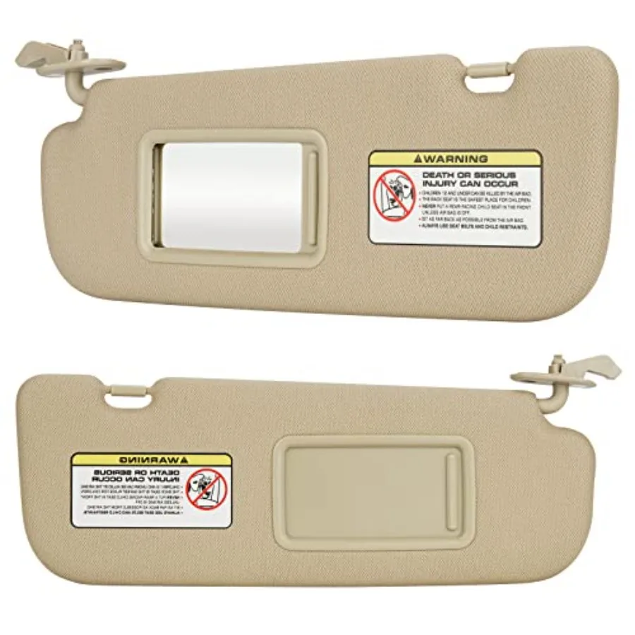 

for Hyundai Elantra Beige Left and Right Sun Visor Replacement for Hyundai Elantra 2011 2012 2013 2014 2015 Replaces# 852103X00