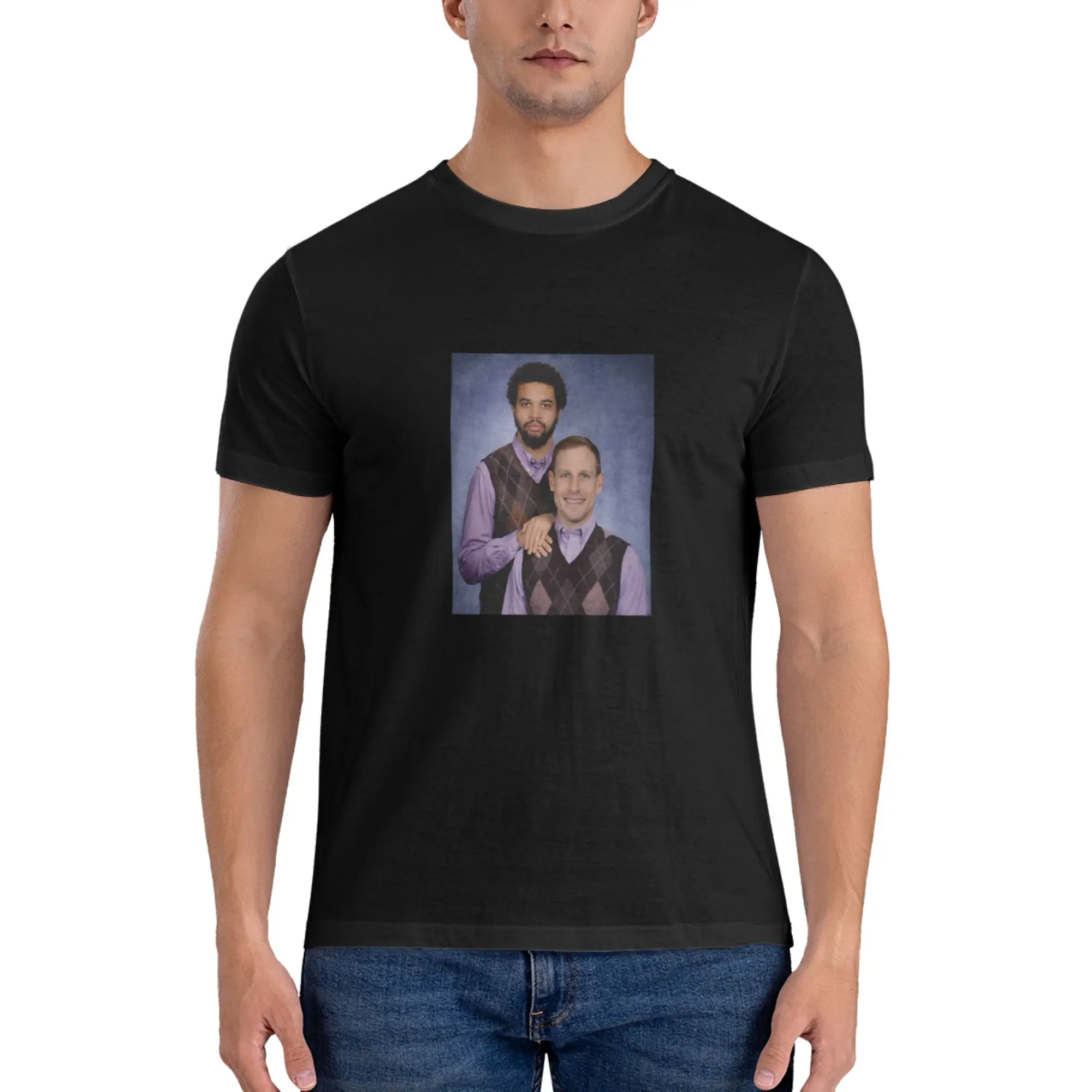 Camiseta divertida con estampado de Caleb Williams Ben Johnson Football Bros para hombre, camiseta Unisex, blusas