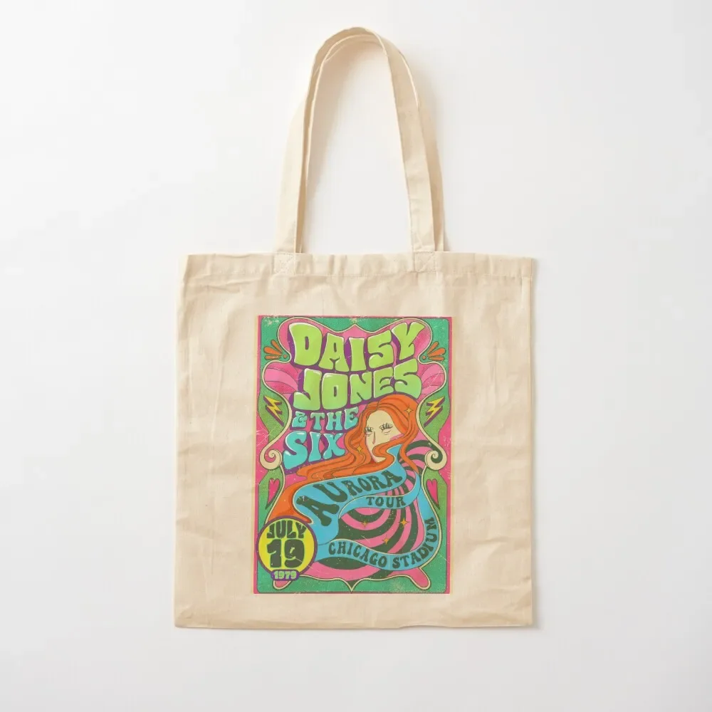 

Daisy Jones & The Six Concert Poster Tote Bag large size bags Lady bags Bag