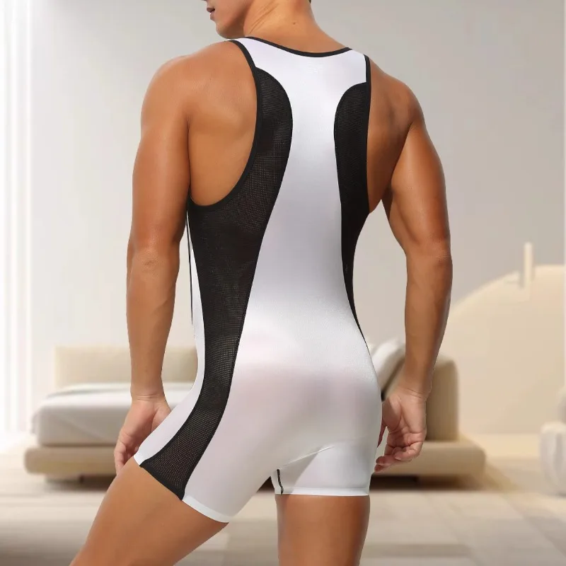 

Мужское корректирующее белье, сексуальные боди, спортивное нижнее белье из ледяного шелка на плоской подошве, трусики для моделирования тела, ультратонкие облегающие дышащие штаны