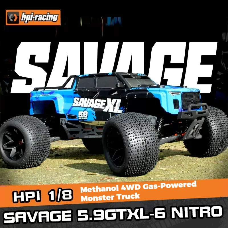 

Радиоуправляемый монстр-трак HPI Racing, масштаб 1:8, полноприводный, бензиновый, внедорожный, HPI Savage XL 5.9 GTXL 6, модель 160586