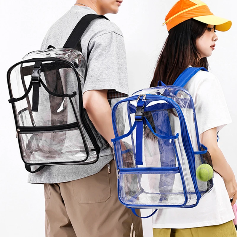 Mochila de pesca PVC transparente impermeable para viajes y senderismo - imagen 4