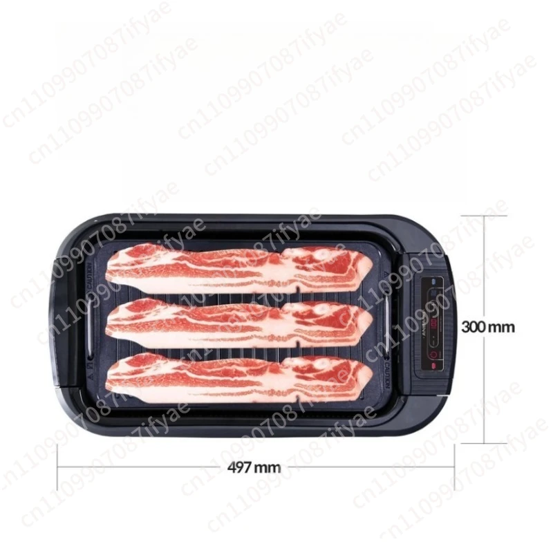 Suitable for smokeless electric baking trays, equipped with multi-functional barbecue pans