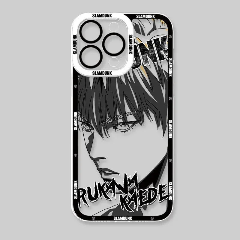 Coque arrière en silicone pour Samsung Galaxy, S24, S23, S22, Ultra, S21, S20, FE, Note 20, 10 Plus, A15, A25, A35, A55, Slam Dunk, Anime Handsome