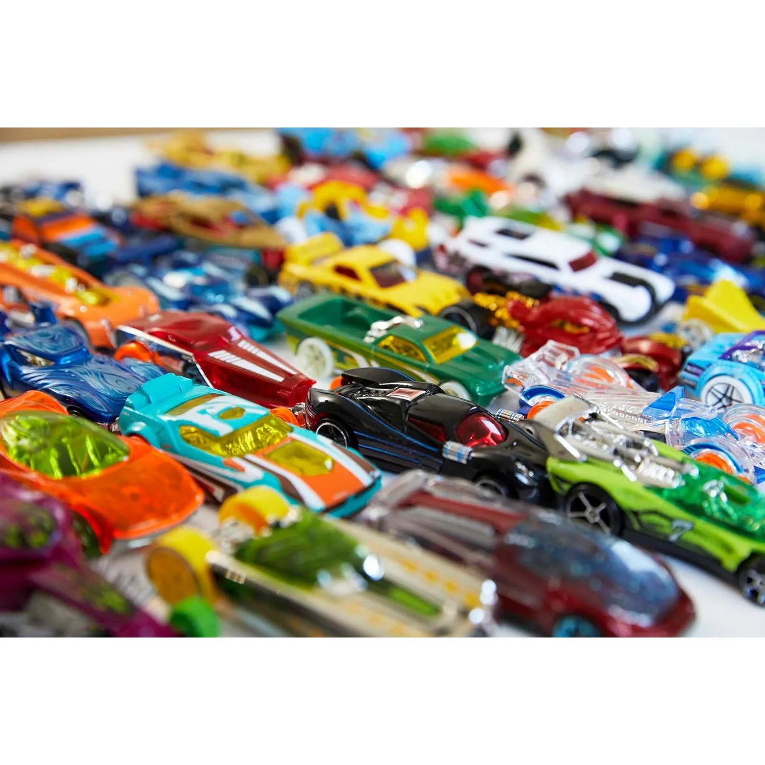 Hot Wheels-paquete de 10 coches para fiestas, surtido aleatorio, 2014 y más reciente