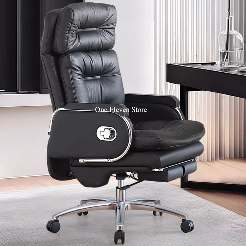 Kneeling Office Chair Leather Office Relaxing Writing Makeup Relaxation Armchair Wheels Posture Correction Chairs Muebles Comfy