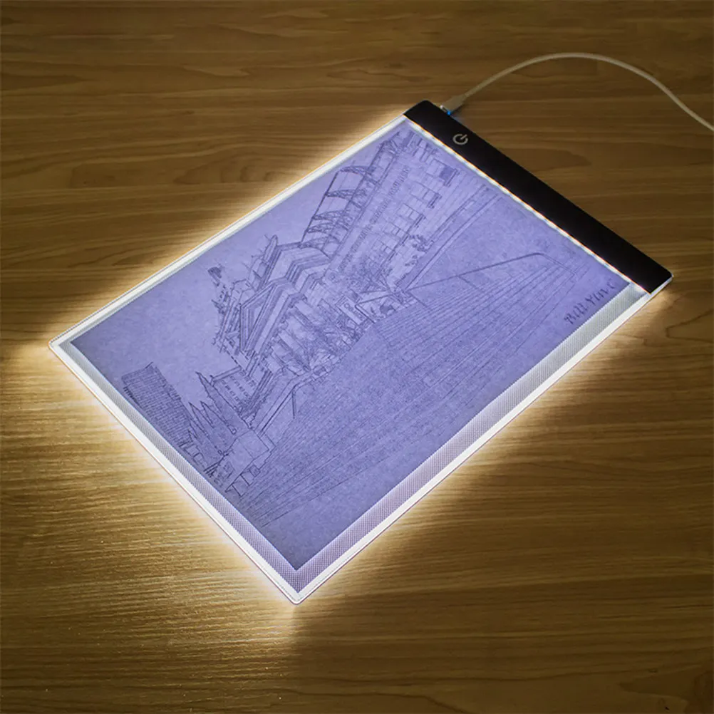 USB Powered LED Copy Board A5 Style Slim Portable Light Pad for Drawing Painting Tracing Design Art Studio Use Stylish Copy