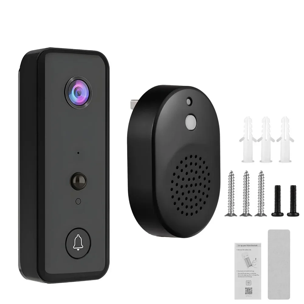 Wireless remote video voice video monitoring Cat's eye visitor message wireless monitoring  door phone with Ding Dong machine