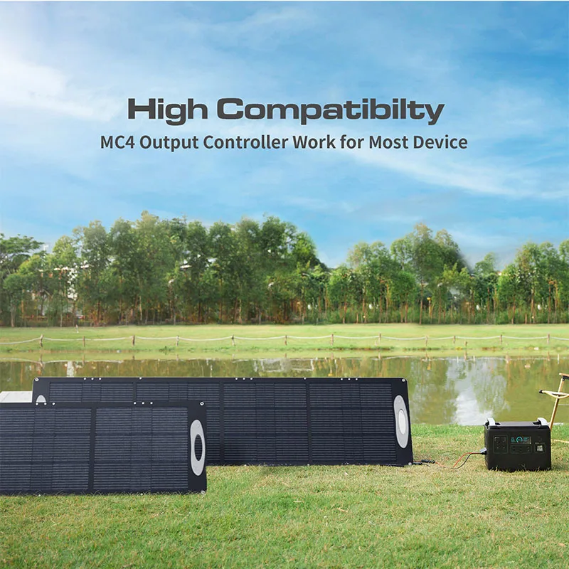VDL-Portable Power Station, 2000W, 200W Solar Panel, Fast Charging Generator for Home, Outdoor Camping Emergency