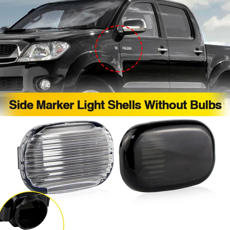 

2PCS Side Marker Turn Signal Lens For Toyota Corolla Celica Caldina Camry Hilux Avensis Prius Runx Lexus GS 300 RX XU1/300 MCU15
