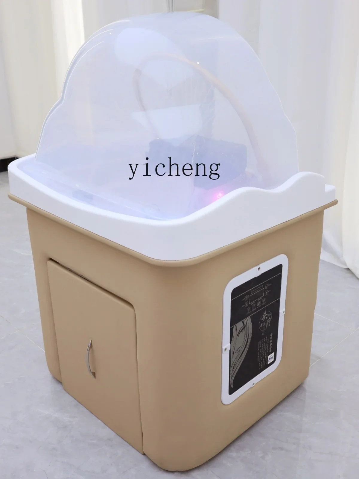 b11-7.1 Moving Bed Special Beauty Salon Basin for Hair Washing and Fumigation with Constant Temperature Heating Circulation 4