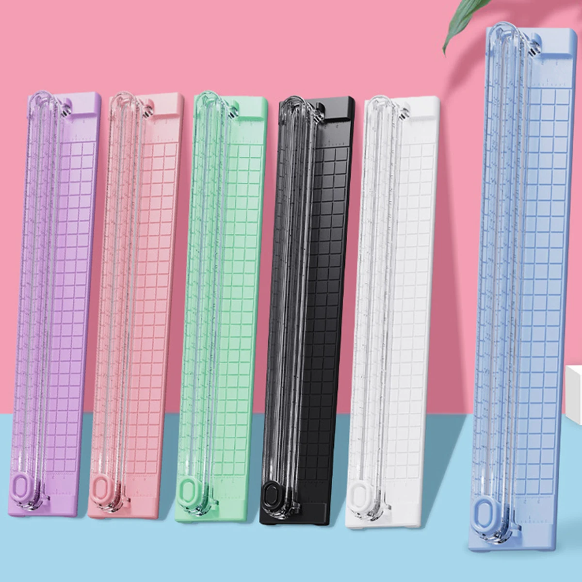 A3 Mini Paper Trimmer Portable Guillotine Cutter for Photos & Cardstock, Multifunctional Craft Paper Cutter for Office School,