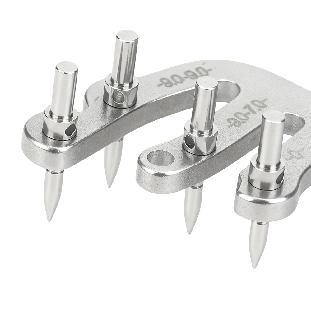 1 مجموعة زراعة الأسنان دليل حاكم مجموعة طبيب الأسنان زراعة محدد الحفر تحديد المواقع دليل جراحة أداة زاوية أدوات