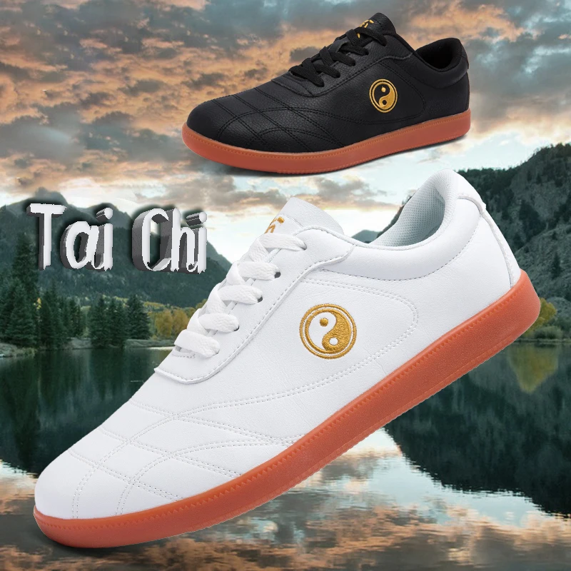 New Unisex Tai Chi Shoes Fashion Soft Breathable Driving Flat Casual Shoes Men Women Exercise Fitness Outdoor Practice Sneakers