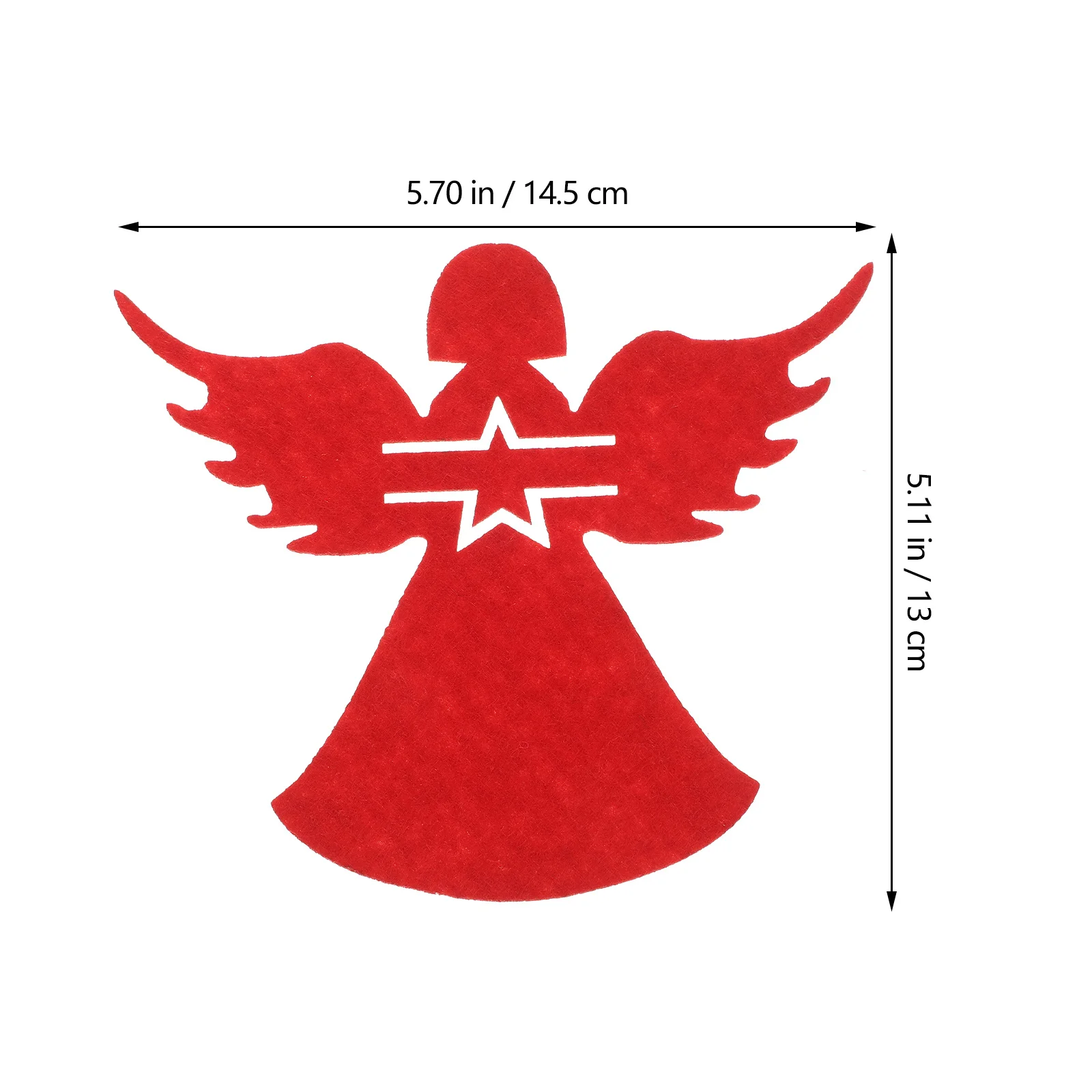 

4Pcs Xmas Angel Shaped Cutter Fork Bags Christmas Tableware Covers Party Utensil Holder Silverware Decoration Cutlery Bags