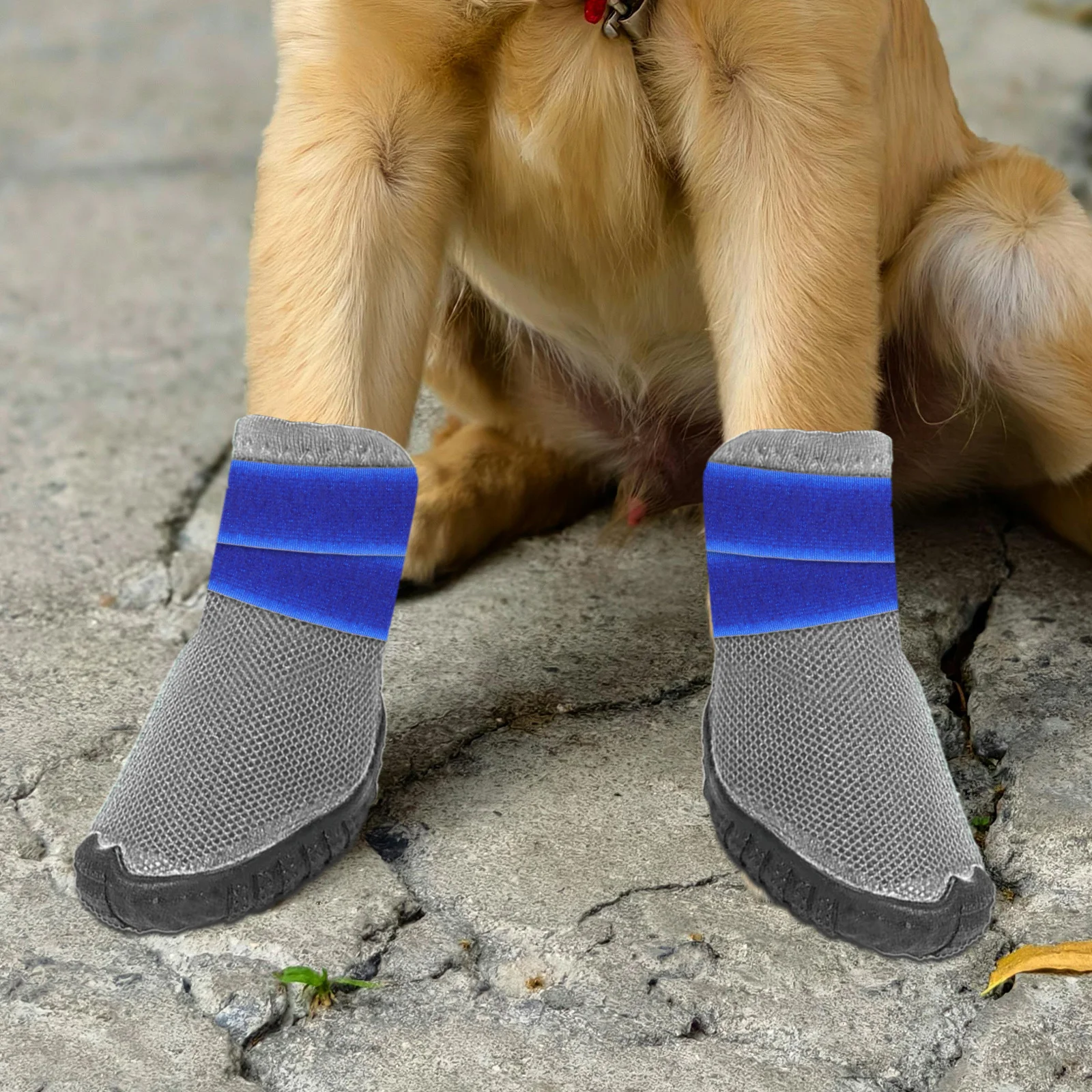 

20Pcs Pet Boot Fastening Strap Adjustable Non Slip Dog Shoe Sock Bands Paw Protector Outdoor Walking Accessories