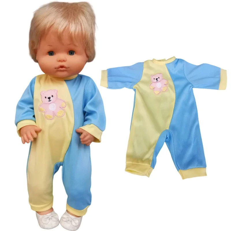 16 Inch Doll Clothes Suitable for 40cm Baby Doll 38 Cm Nenuco Clothes Ropa Y Su Hermanita Children Girl Doll Rompers