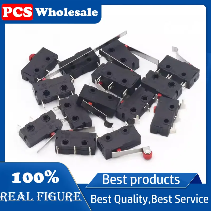 1PCS KW12 travel limit switch contact button KW11-3Z-2 micro switch straight handle tripin 5A 125V250V